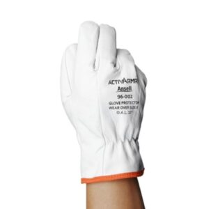 Ansell ActivArmr 96-002 Low Voltage Goatskin Leather Gloves Protectors